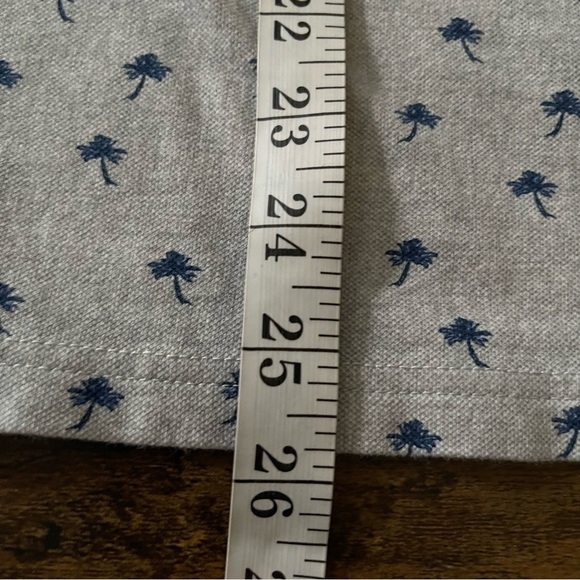 johnnie-O The OG Pique Polo - Currituck Print Shirt Size Large Cotton Grey - Picture 9 of 10